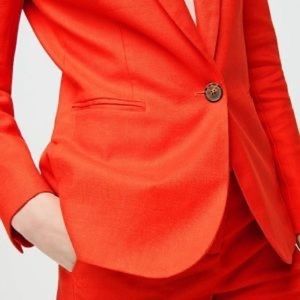 J Crew Red Blazer Medium Size 8